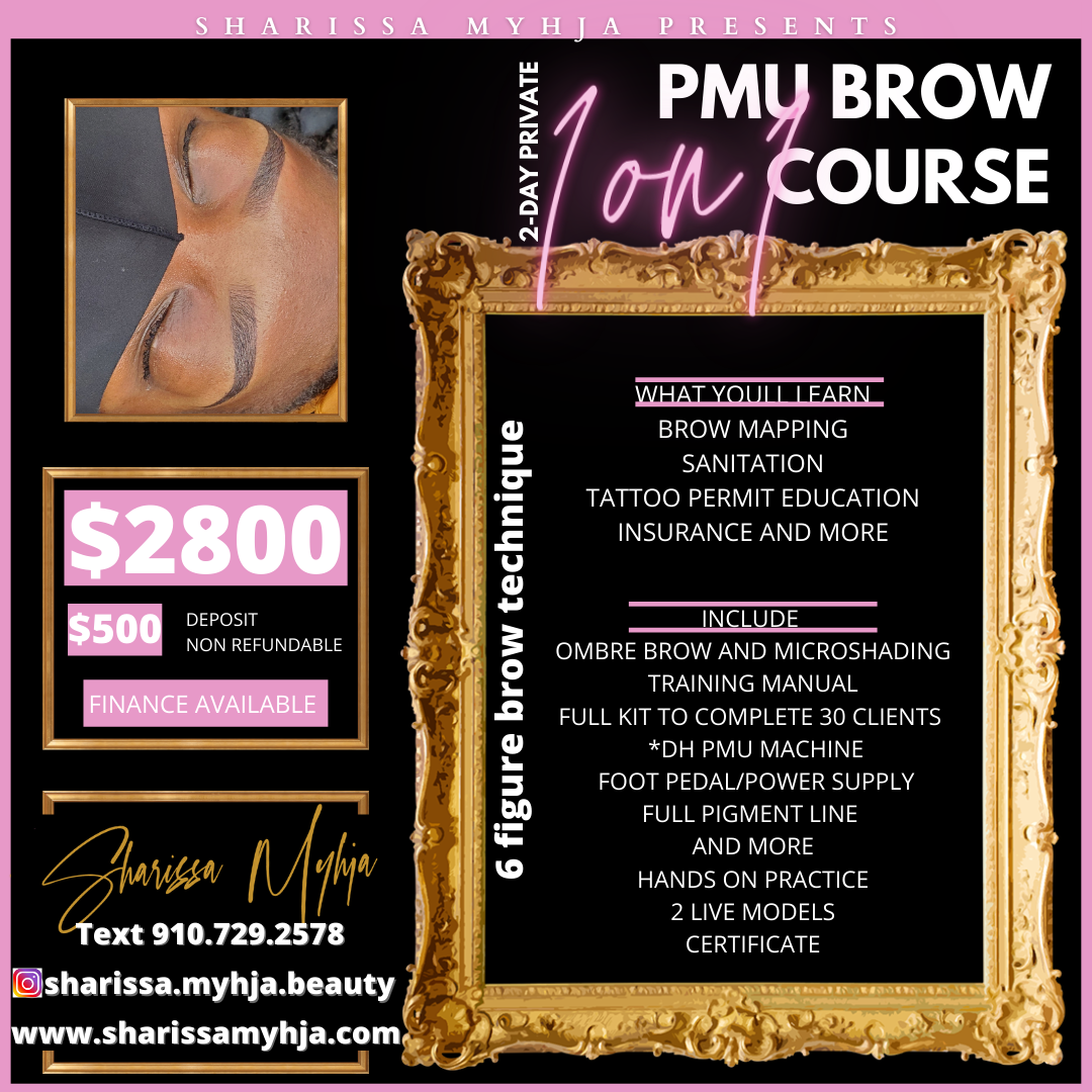 PAY IN FULL- 1 on 1 PMU Brow Course